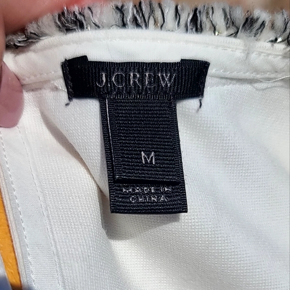 J Crew lace striped top - Picture 6 of 7